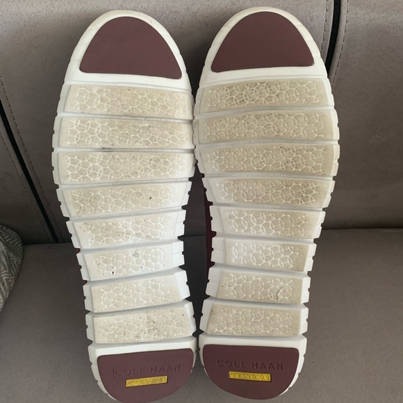 Cole Haan ZeroGrand Burgundy Wingtip Oxfords size 10 - Picture 14 of 15